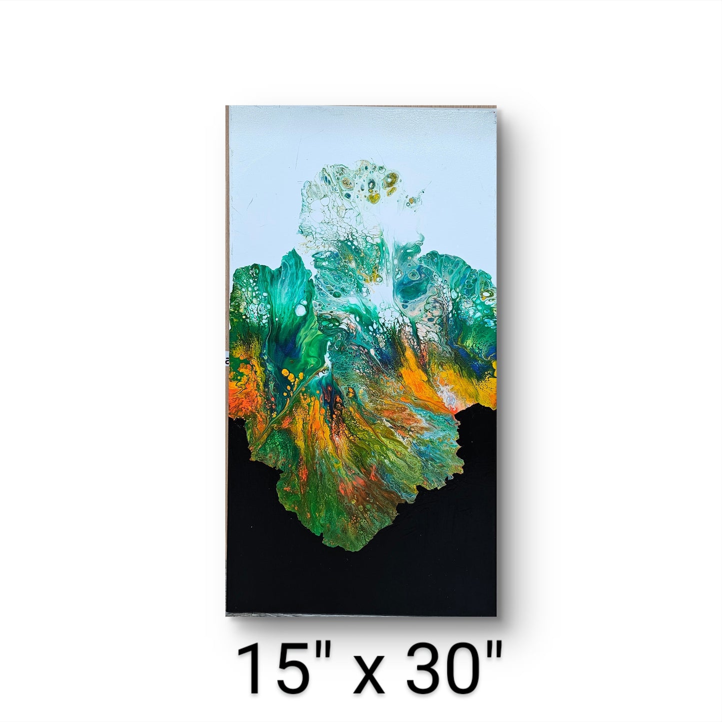 Acrylic Painting by Artist Maria LaCour 15" x 30"