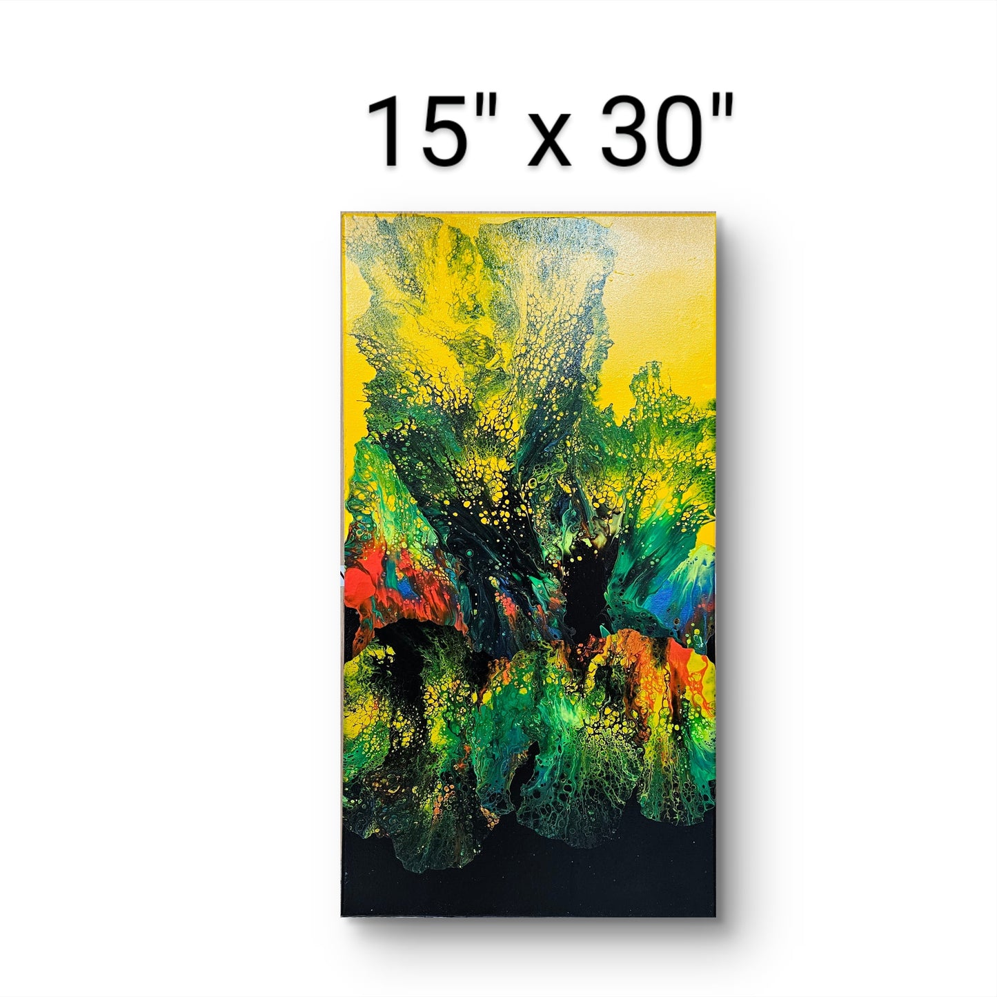 Acrylic Painting by Artist Maria LaCour 15" x 30"