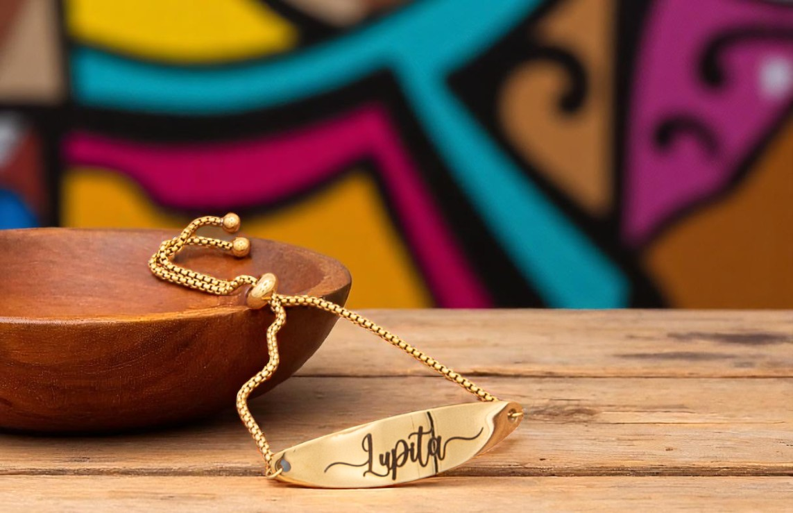 Bracelet, Bar Oblong Silver or Gold