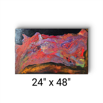 Acrylic Painting by Artist Maria LaCour 24" x 48"
