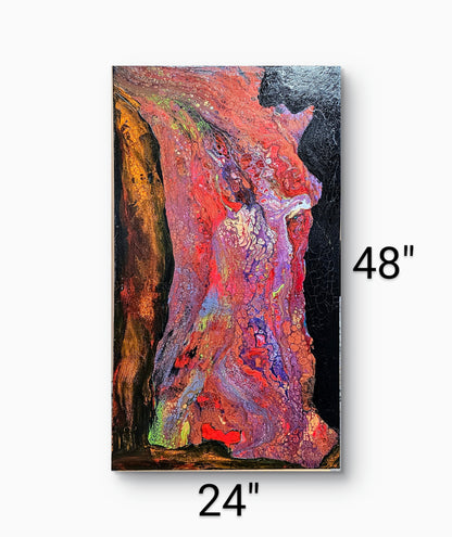 Acrylic Painting by Artist Maria LaCour 24" x 48"
