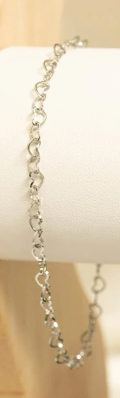 Anklet, Paperclip 18K PVD Stainless Steel Gold or Silver