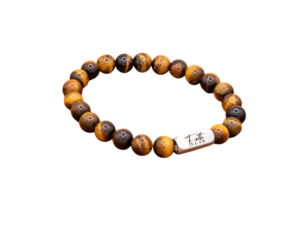 Bracelet Beaded Stone - Turquoise, Tiger Eye, Pink Aventurine, Black