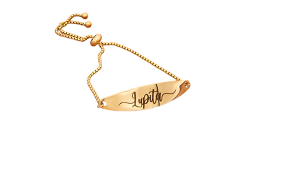 Bracelet, Bar Oblong Silver or Gold