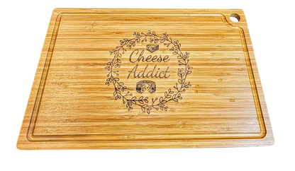 Charcuterie - Chopping Board Bamboo 10" x 15" x 5/8" - Cheese Addict