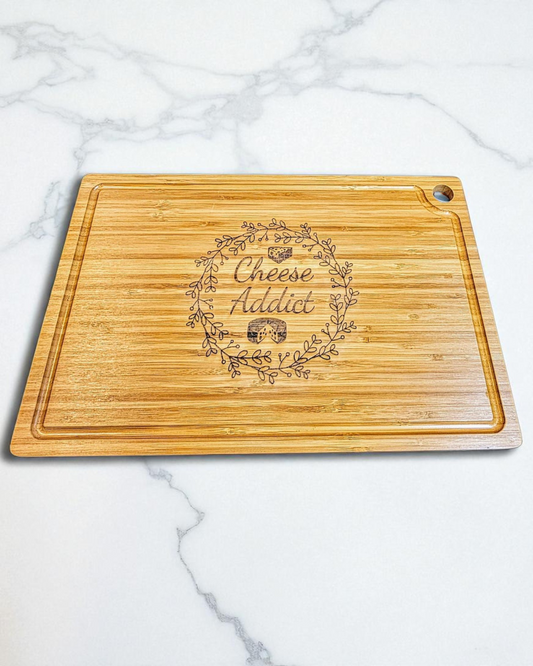 Charcuterie - Chopping Board Bamboo 10" x 15" x 5/8" - Cheese Addict
