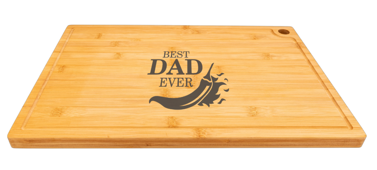 Cutting/Charcuterie Board Bamboo 12" x 18" x 3/4" Engravable Completely Customizable