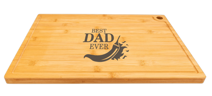 Cutting/Charcuterie Board Bamboo 12" x 18" x 3/4" Engravable Completely Customizable