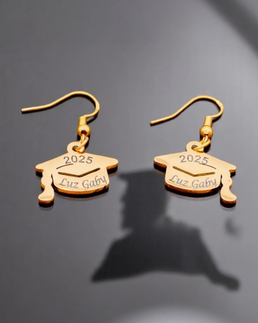 Earrings, Graduation Cap